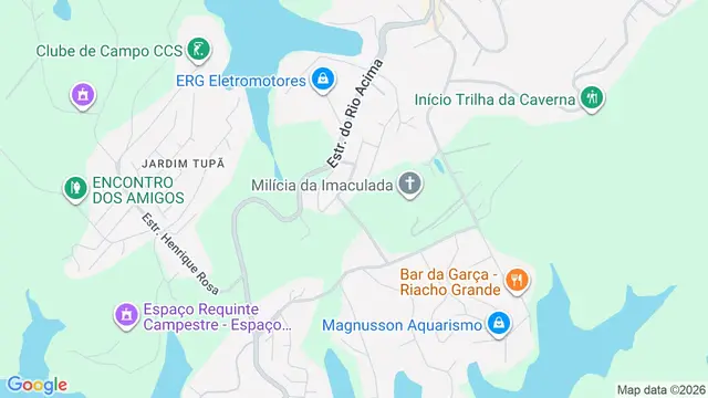 Mapa do bairro Dos Finco, São Bernardo do Campo - SP