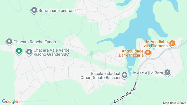 Mapa do bairro Tatetos, São Bernardo do Campo - SP