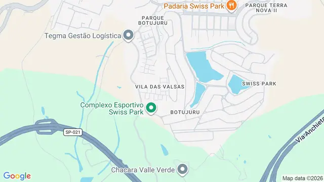 Mapa do bairro Vila das Valsas, São Bernardo do Campo - SP